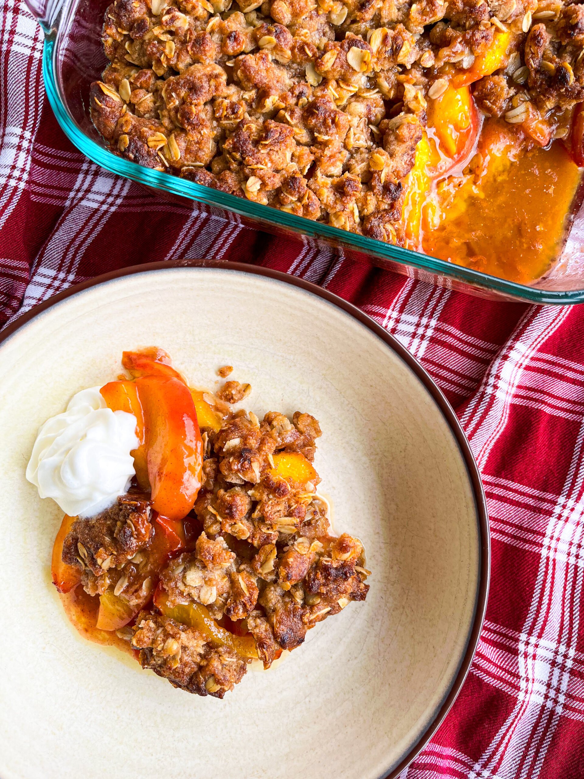 Fresh Peach Crisp Recipe