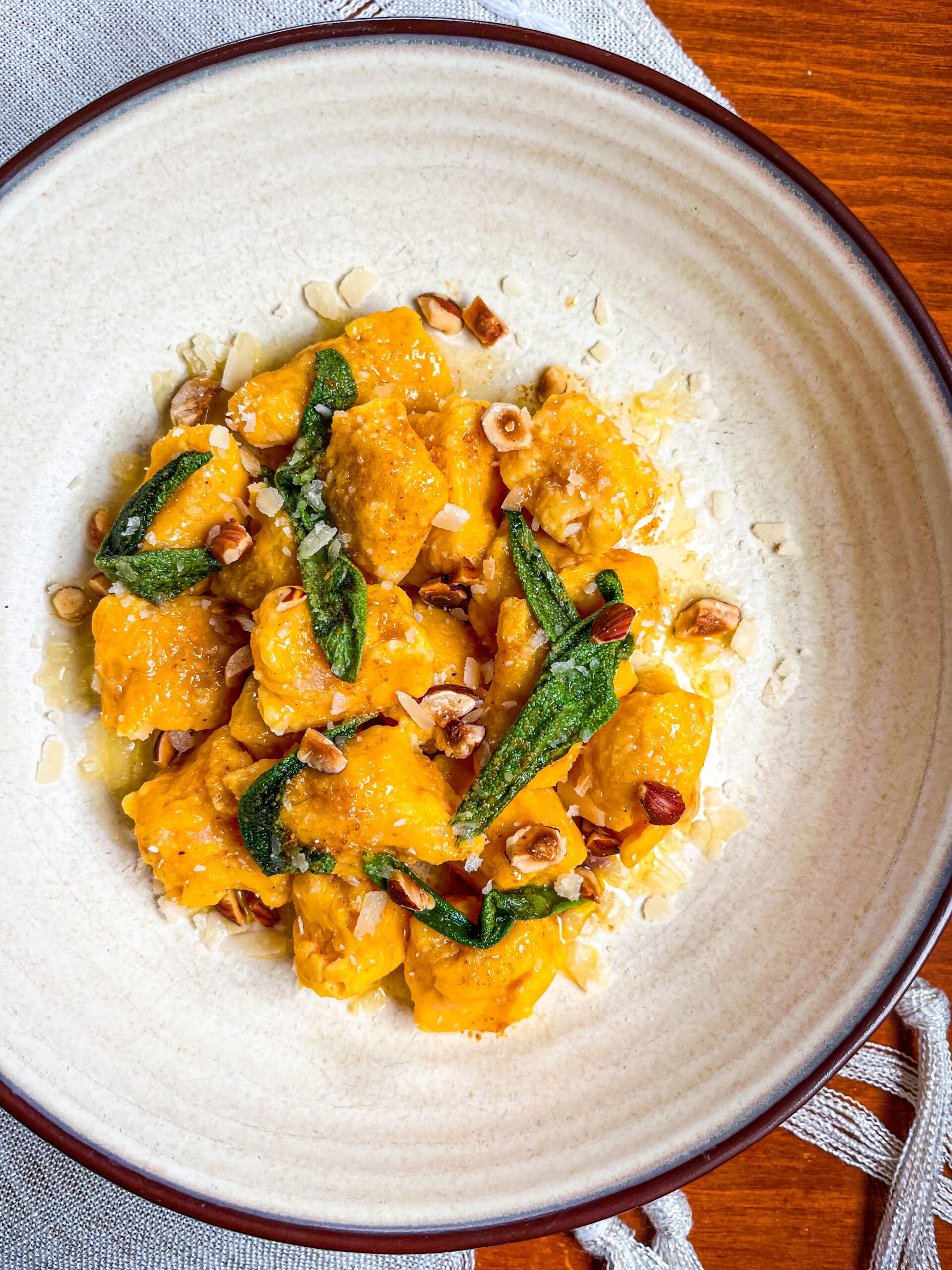 Sweet Potato Gnocchi (With Sage Brown Butter)