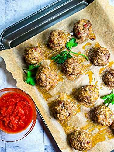 Juicy Baked Italian Meatball Recipe