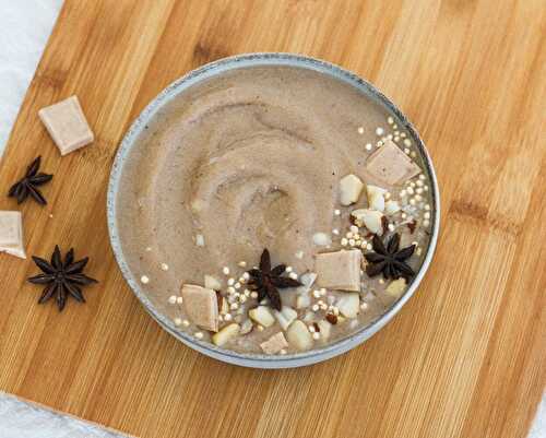 Chai Latte Smoothie Bowl - Vegan Easy Recipes - Teodora Vegan