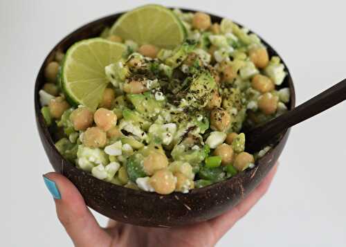 Chickpea and Avocado Salad - Vegan Easy Recipes - Teodora Vegan