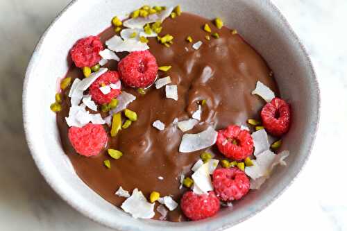 Chocolate Arrowroot Pudding