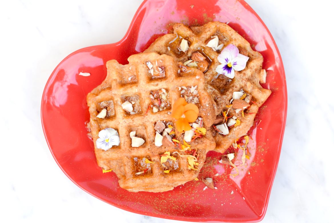 Apple Vegan Waffles