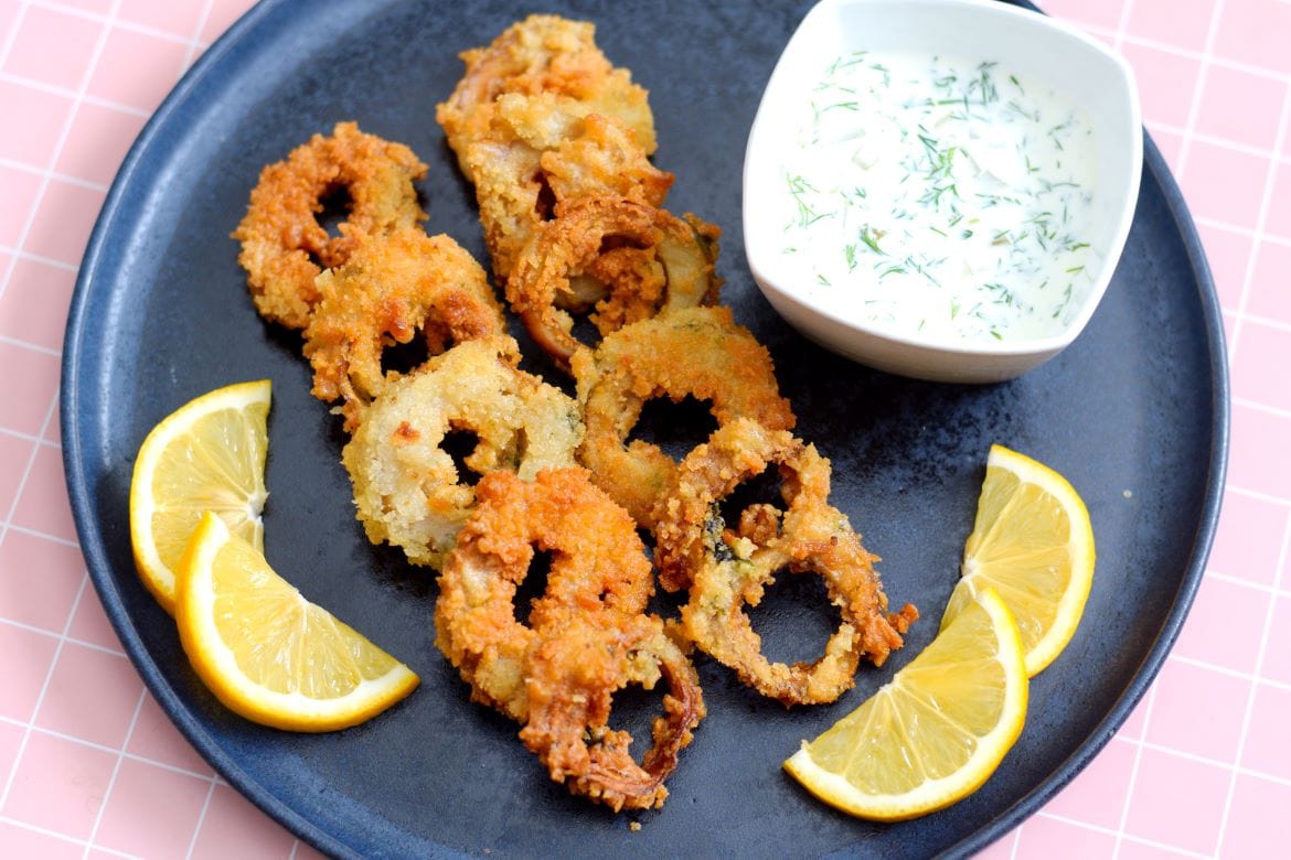Vegan Calamari (with Tartar Sauce)