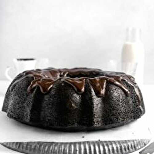 Extra Dark Chocolate Bundt Cake