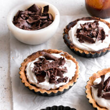 Banoffee tartlets