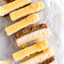 Lemon Curd Cheesecake Bars