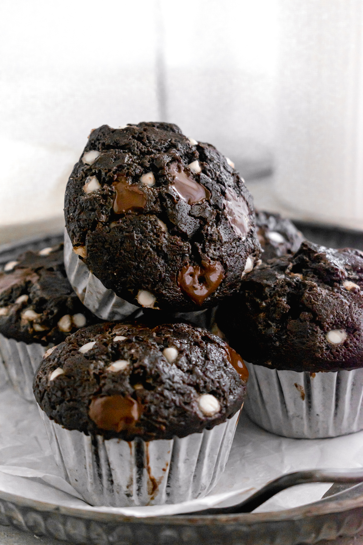 Triple Chocolate Muffins