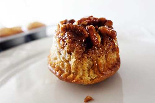 Upside Down Pecan Sticky Muffins