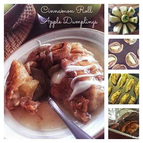 'Cinnamon Roll' Apple Dumplings