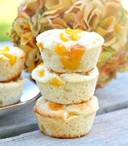 GF Southern Peaches and Cream Muffins