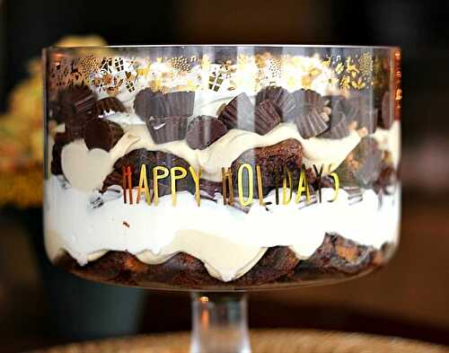 Ultimate Reese's Peanut Butter Cup Brownie Trifle