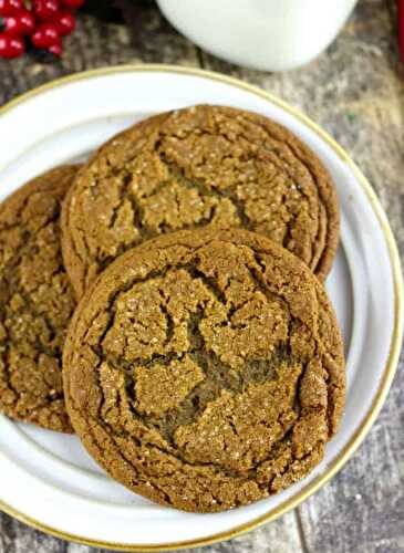 Soft and Chewy Ginger Spice Cookies