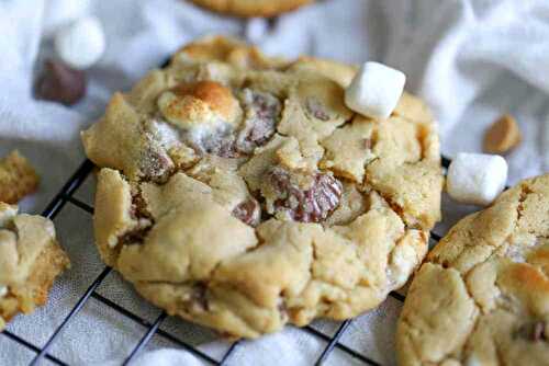 OMG Peanut Butter Marshmallow Cookies