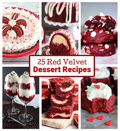 25 Drool-Worthy Red Velvet Dessert Recipes