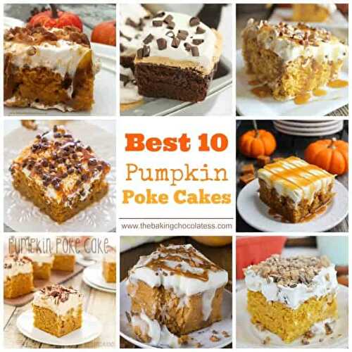 Best 10 Pumpkin Poke Cakes
