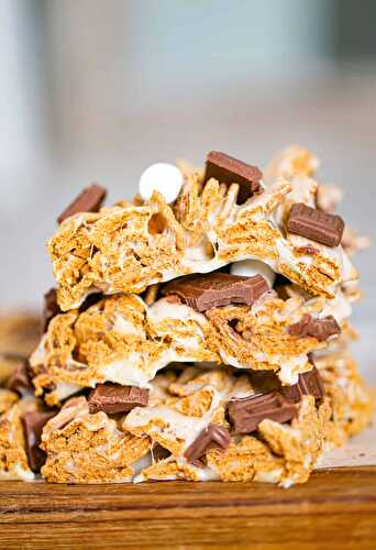 S’mores graham cereal bars