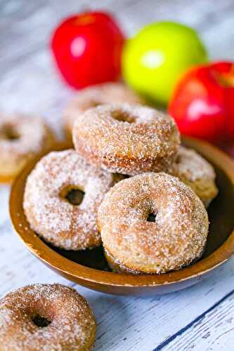 Easy Baked Apple Donuts