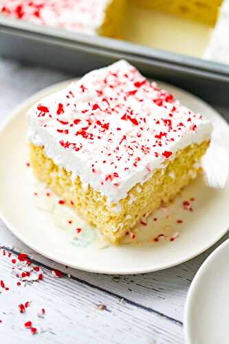Peppermint Tres Leches Cake