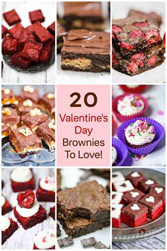 20 Valentine's Day Brownies To Love