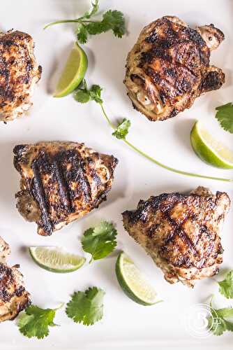 Grilled Cilantro Lime Beer Chicken