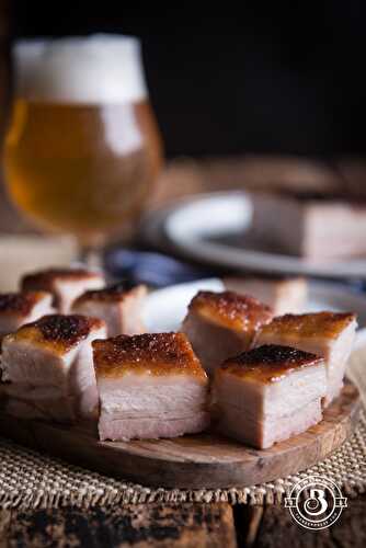 Maple Beer Glazed Crispy Pork Belly