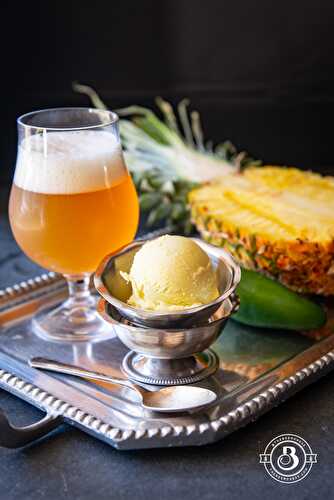 Pineapple Beer Jalapeño Ice Cream