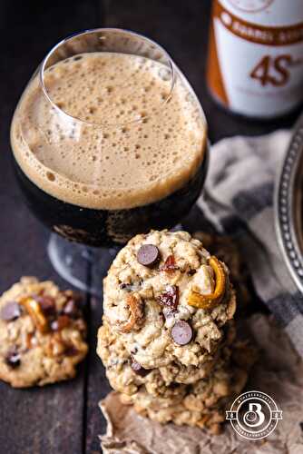 Hobo Cookies with Beer Candied Bacon