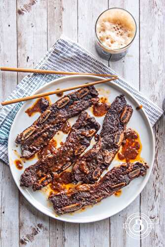 Korean Beer Glazed Short Ribs