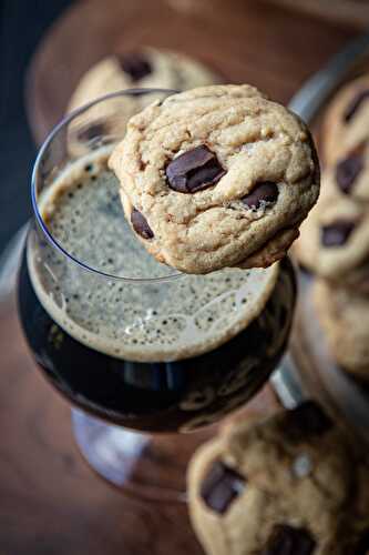 Stout Brown Butter and Chocolate Chip Cookies