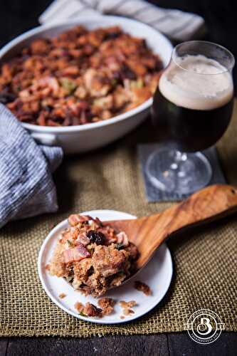 Bacon and Beer Bread Stuffing + Craft Beers to Drink on Thanksgiving - The Beeroness