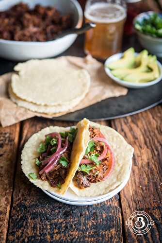 Beer and Bacon Short Rib Tacos - The Beeroness