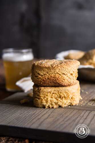 Beer Cornbread Biscuits - The Beeroness
