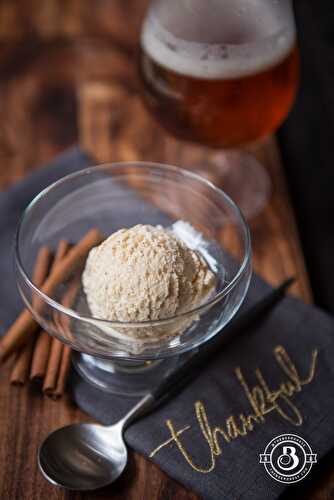 Beer Eggnog Ice Cream - The Beeroness