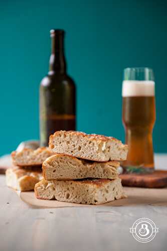 Beer Focaccia Bread - The Beeroness