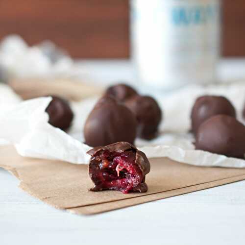 Beer Soaked Chocolate Covered Cherries - The Beeroness