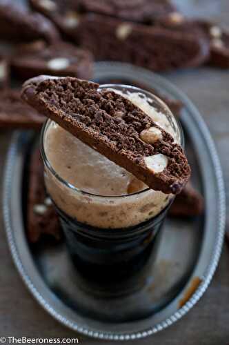 Beerscotti: Chocolate Beer Biscotti, Made with Beer for Beer