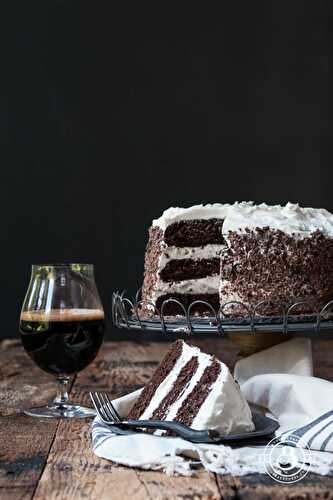 Black and Tan Stout Cake - The Beeroness