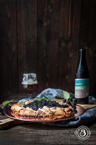 Blackberry Galette with Beer Tart Crust - The Beeroness