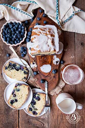 Blueberry Muffin Beer Loaf Cake - The Beeroness