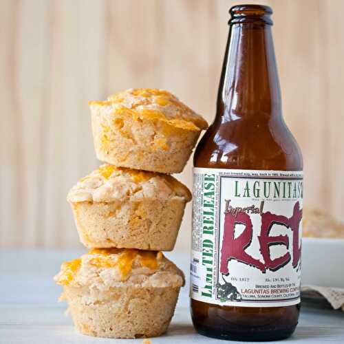 Cheddar Beer Bread Muffins - The Beeroness