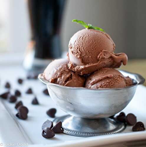 Chocolate Mint Stout Ice Cream
