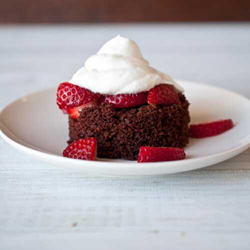 Chocolate Porter Strawberry Shortcakes With Beer Whipped Cream - The Beeroness