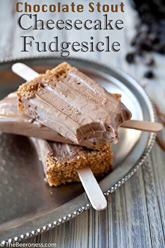 Chocolate Stout Cheesecake Fudgesicle