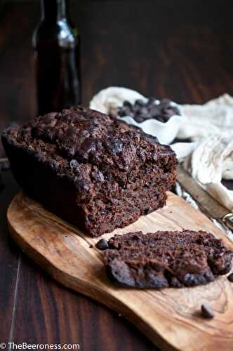 Chocolate Stout Muffin Bread - The Beeroness
