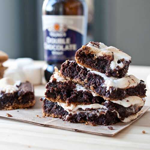 Chocolate Stout S'Mores Bars