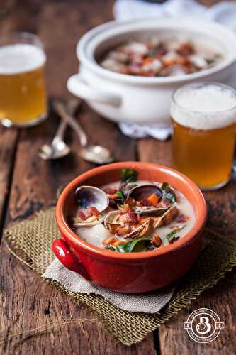 Coconut Beer Steamer Clam Chowder - The Beeroness
