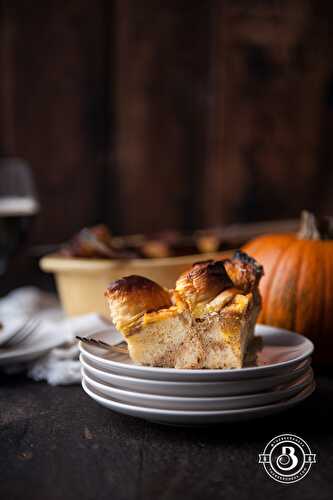 Coconut Pumpkin Ale Overnight French Toast Bake - The Beeroness
