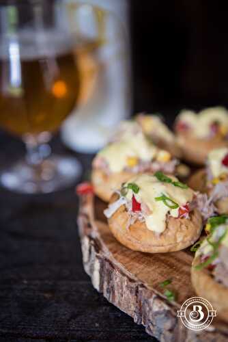 Crab Tarts with Saison Béarnaise Sauce - The Beeroness