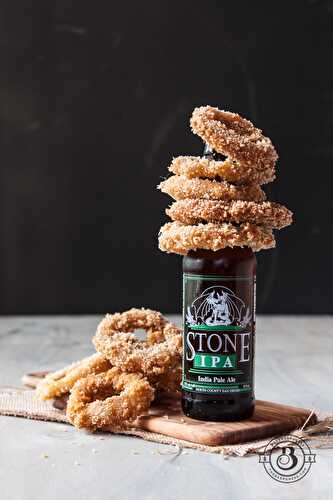 Crispy Beer Battered Steak House Onion Rings - The Beeroness